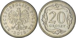 World Coins - Coin, Poland, 20 Groszy, 2012, Warsaw, , Copper-nickel, KM:280
