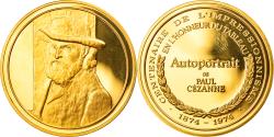 World Coins - France, Medal, Arts & Culture, Autoportrait de Paul Cézanne, , Vermeil