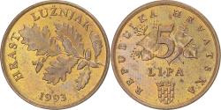World Coins - Coin, Croatia, 5 Lipa, 1993