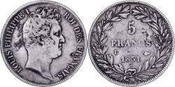World Coins - Coin, France, Louis-Philippe, 5 Francs, 1831, Bayonne, , Silver