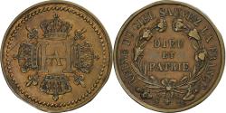 World Coins - France, Token, Henri V, Reine du ciel, Sauvez la France, Copper,