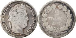 World Coins - Coin, France, Louis-Philippe, 2 Francs, 1837, Rouen, , Silver, KM:743.2