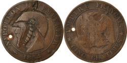 World Coins - Coin, France, Napoleon III, Napoléon III, 5 Centimes, 1854, Strasbourg