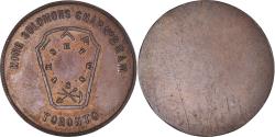 World Coins - Canada, Token, Masonic, Toronto, King Solomons Chapter N°8, Chapter Penny