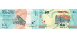 World Coins - Madagascar, 100 Ariary, UNC(65-70)