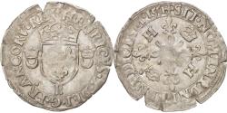 World Coins - Coin, France, Douzain aux croissants, 1551, Rouen, , Billon