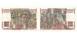 World Coins - France, 100 Francs, Jeune Paysan, 1953, 30979 J.513, UNC(63), Fayette:25.35