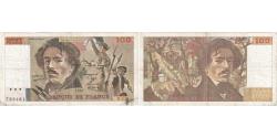 World Coins - France, 100 Francs, Delacroix, U.148, VF(30-35)