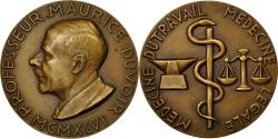 World Coins - France, Medal, Médecine, Professeur Maurice Duvoir, 1946, Rispal,