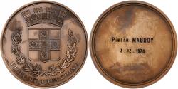 World Coins - France, Medal, La Ville de Tourcoing à Pierre Mauroy, 1978, Bronze,