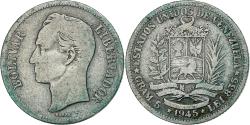 World Coins - Venezuela, Bolivar, 1945, Philadelphia, Silver, , KM:22a