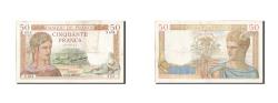 World Coins - Banknote, France, 50 Francs, 50 F 1934-1940 ''Cérès'', 1935, 1935-02-28