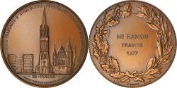 World Coins - France, Medal, Société Française d'Archéologie, Monuments Historiques, 1977