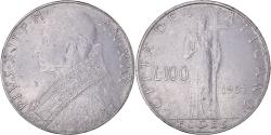 World Coins - Coin, VATICAN CITY, Pius XII, 100 Lire, 1957, , Stainless Steel, KM:55