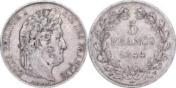 World Coins - France, 5 Francs, Louis-Philippe, 1844, Lille, Silver, , KM:749.13