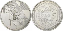 World Coins - France, 5 Euro, Fraternité, 2013, Paris, Silver,