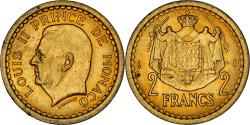 World Coins - Coin, Monaco, 2 Francs, 1943, Paris, , Cupro-Aluminium, Gadoury:134
