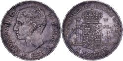 World Coins - Spain, Alfonso XII, 5 Pesetas, 1876, Madrid, Silver, , KM:671