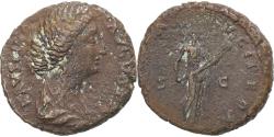 Ancient Coins - Faustina II, As, 161-176, Rome, Bronze,