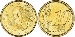 World Coins - Italy, 10 Euro Cent, 2011, Rome, , Brass, KM:247