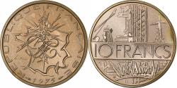 World Coins - France, 10 Francs, Mathieu, 1975, MDP, série FDC, Cupro-aluminium-nickel