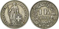 World Coins - Switzerland, Franc, 1961, Bern, Silver, , KM:24