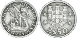 World Coins - Coin, Portugal, 2-1/2 Escudos, 1965, Lisbon, , Copper-nickel, KM:590