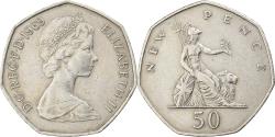 World Coins - Great Britain, Elizabeth II, 50 New Pence, 1969, Copper-nickel,