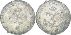 World Coins - Coin, France, Louis XV, Double Sol, 1741, Amiens, , Billon, Gadoury:281