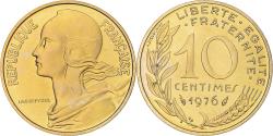 World Coins - Coin, France, Marianne, 10 Centimes, 1976, Paris, FDC,