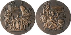 World Coins - France, Medal, The Fifth Republic, Geography, , Bronze