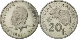 World Coins - Coin, New Caledonia, 20 Francs, 1967, Paris, , Nickel, KM:E12