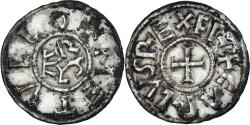 World Coins - Coin, France, Charles le Chauve, Denier, 840-864, Melle, , Silver