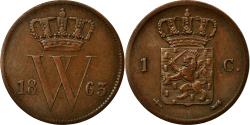 World Coins - Coin, Netherlands, William III, Cent, 1863, , Copper, KM:100