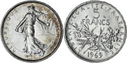 World Coins - Coin, France, Semeuse, 5 Francs, 1969, Paris, , Silver, KM:926