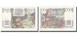 World Coins - France, 500 Francs, Chateaubriand, 1947, BELIN ROUSSEAU GARGAM, 1947-01-09