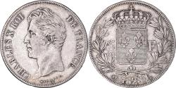 World Coins - Coin, France, Charles X, 5 Francs, 1828, Bayonne, , Silver, KM:728.8