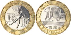 World Coins - Coin, France, Génie, 10 Francs, 1999, Paris, , Aluminum-Bronze, KM:964.2