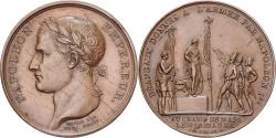 World Coins - France, Token, Drapeaux Donnés à l'Armée par Napoleon I, Copper, Droz