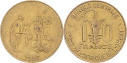 World Coins - Coin, West African States, 10 Francs, 1987