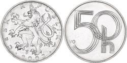 World Coins - Coin, Czech Republic, 50 Haleru, 2003, Jablonec nad Nisou, , Aluminum