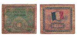 World Coins - France, 2 Francs, 1944, EF(40-45), Fayette:VF16.1, KM:114a