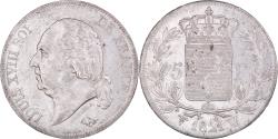 World Coins - Coin, France, Louis XVIII, 5 Francs, 1821, Lille, Rare in this quality