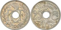 World Coins - France, 25 Centimes, Lindauer, 1937, Copper-nickel, , Gadoury:380