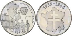 World Coins - France, Medal, Seconde Guerre Mondiale, Campagne d'Italie, WAR,