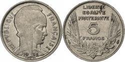 World Coins - France, 5 Francs, Bazor, 1933, Paris, Nickel, , KM:887
