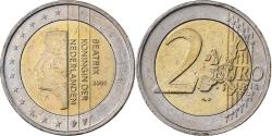 World Coins - Netherlands, 2 Euro, 2001, Utrecht, Bi-Metallic,