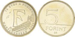 World Coins - Coin, Hungary, 75e anniversaire - Forint, 5 Forint, 2021, F., , laiton