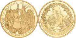 World Coins - France, Medal, Histoire de France, Baptême de Clovis, Copper Gilt,
