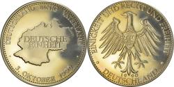 World Coins - Germany, Medal, Deutschland Einig Vaterland, Deutsche Einheit, 1990,
